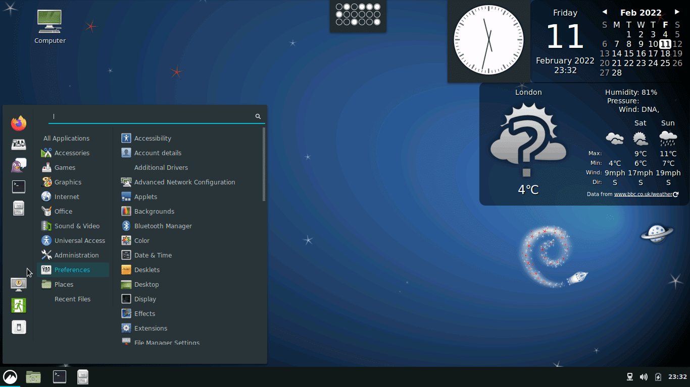 debian desktop