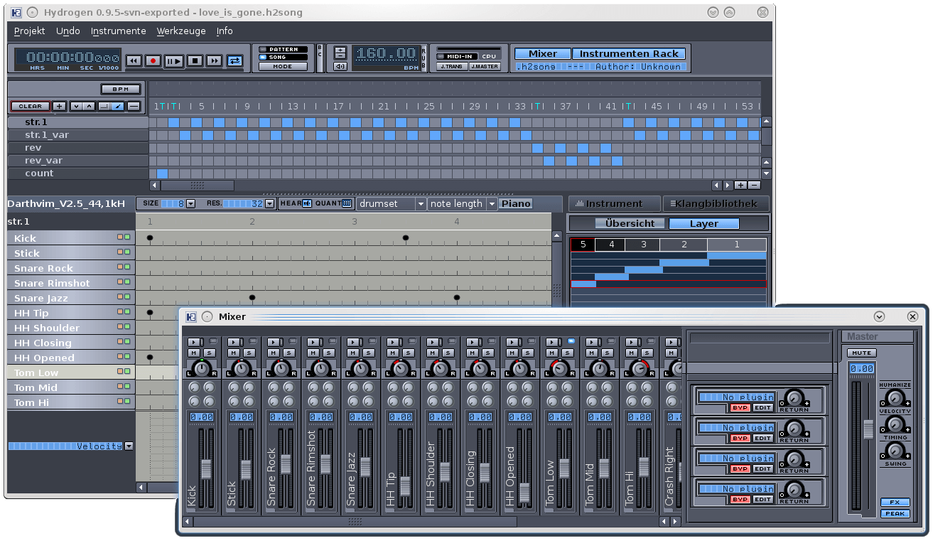 Hydrogen-Drum-Machine