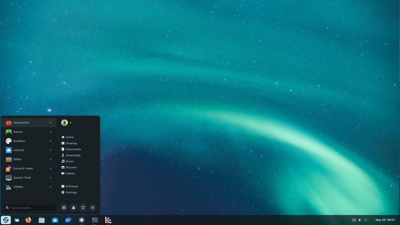 zorin os desktop