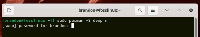 install deepin desktop
