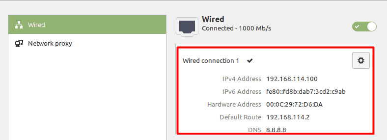 network configuration