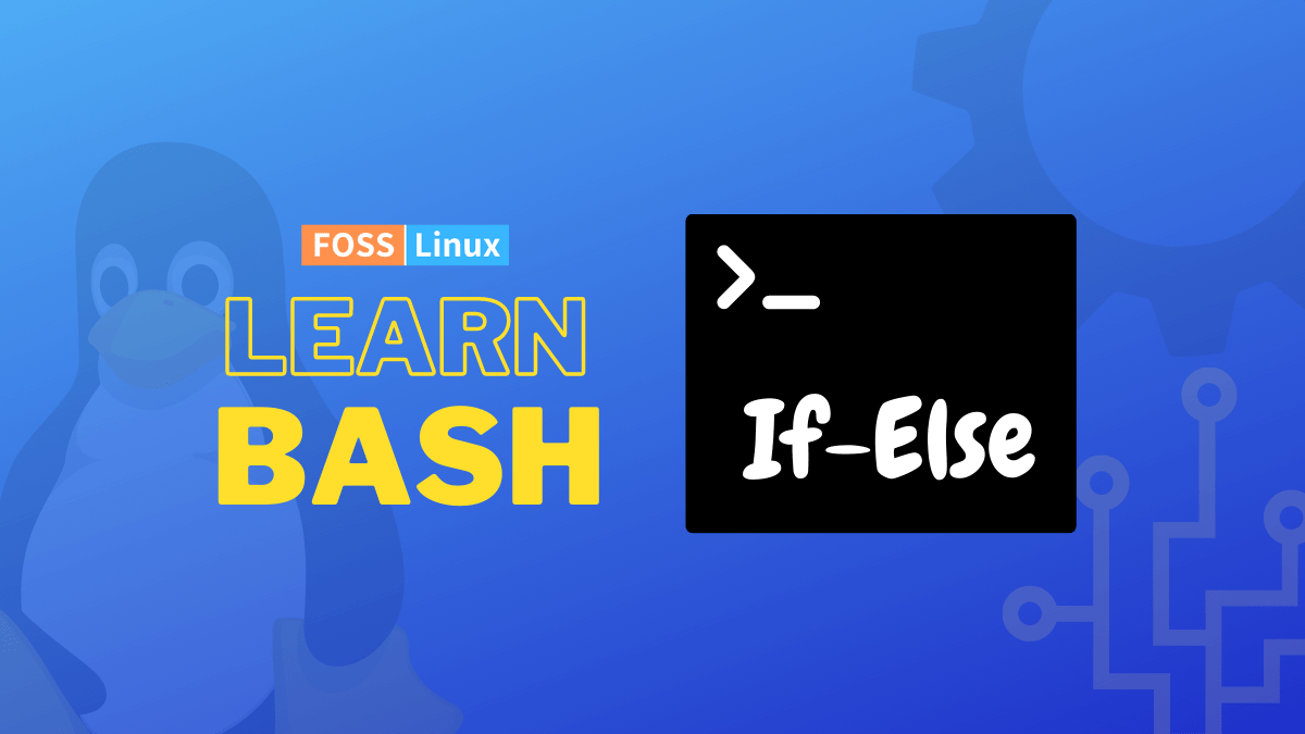 Bash If-Else Statements with examples | FOSS