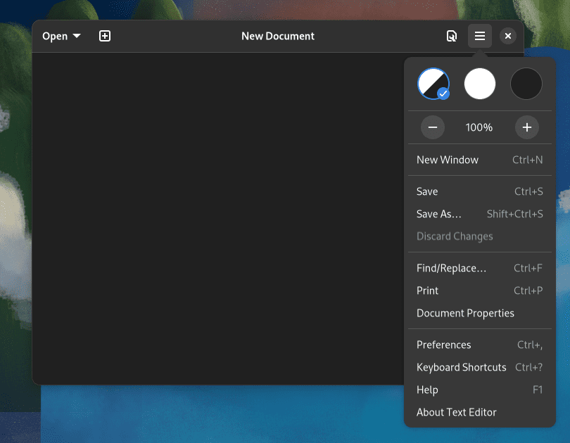 GNOME Text Editor