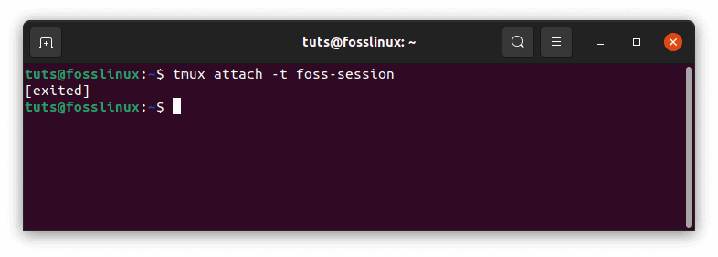 kill foss session