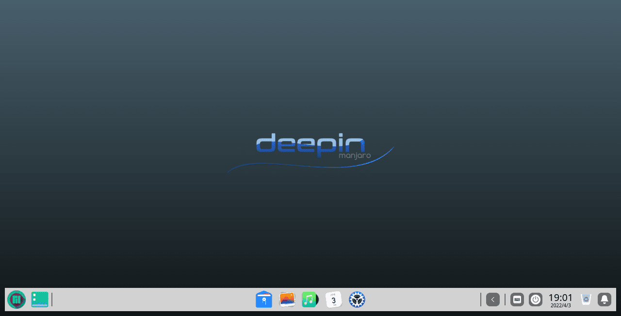 manjaro deepin desktop