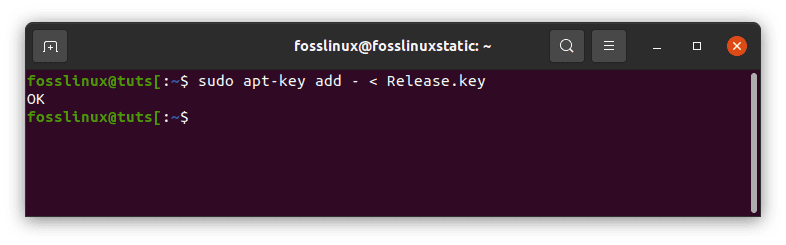 release key