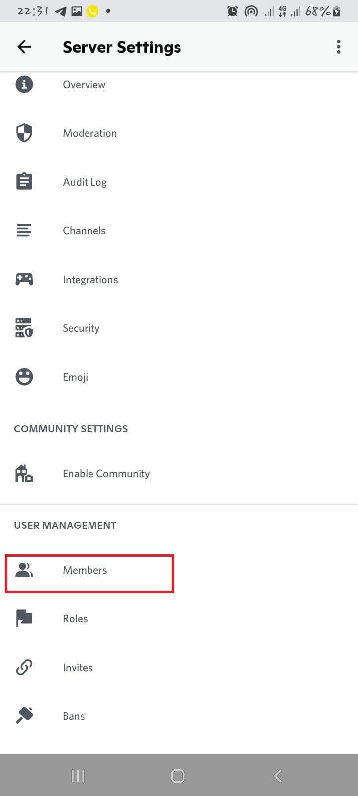 select members