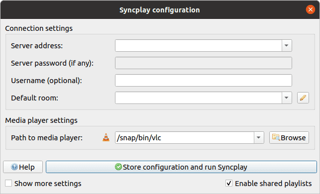 syncplay configuration