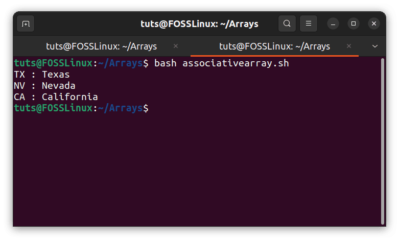 Associative array for loop friendly result