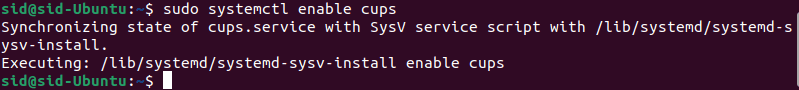 enable auto start cups at boot