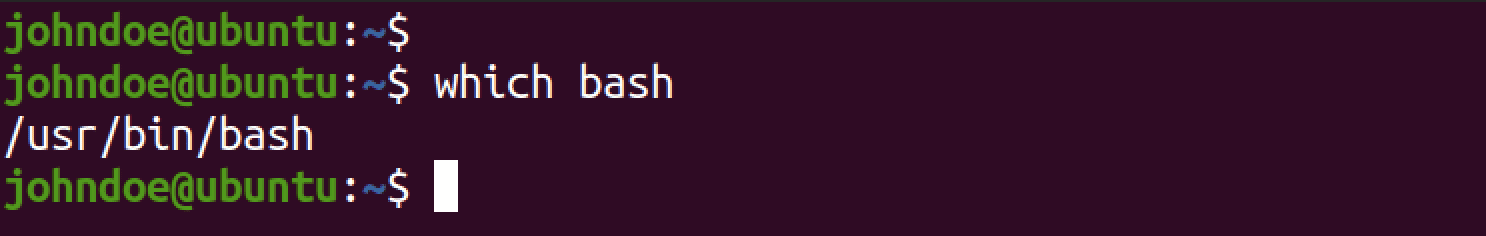 get bash path