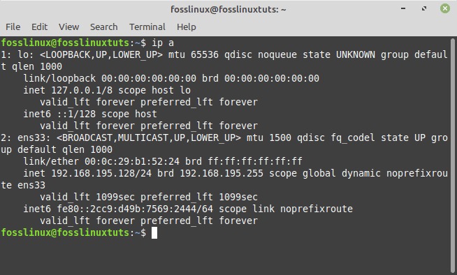 network status