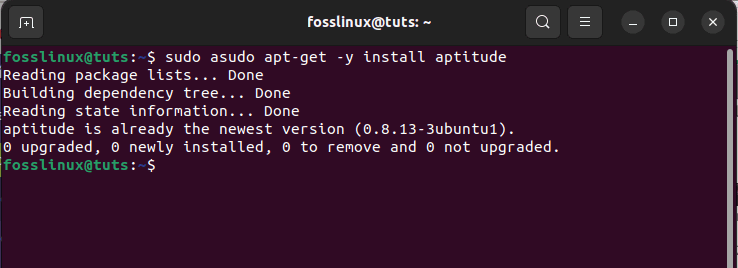 install aptitude