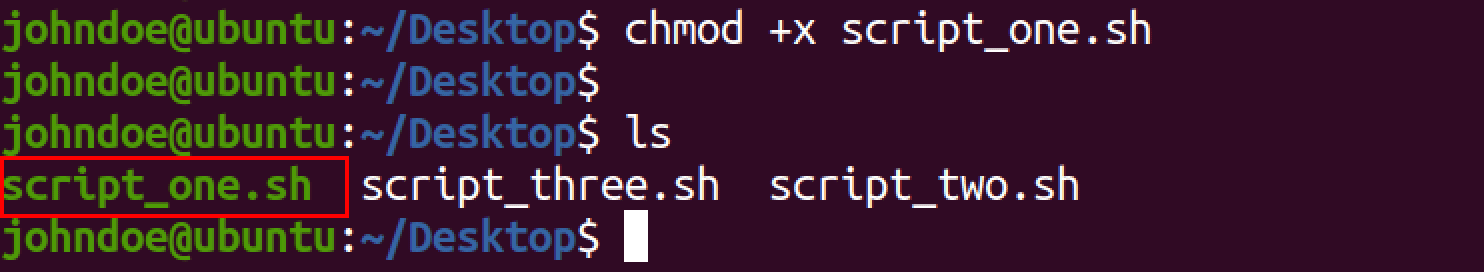 simple bash script