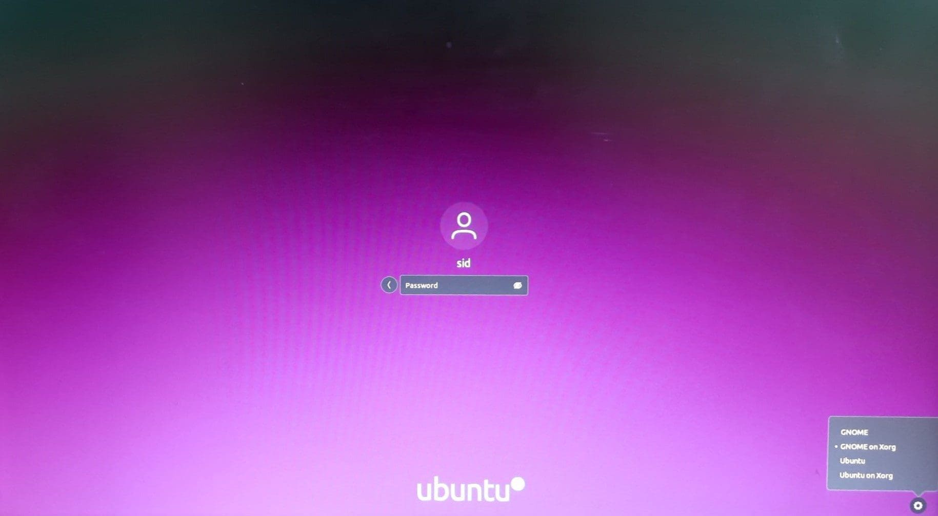 Switching to GNOME desktop