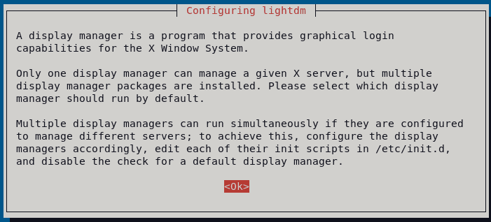 configure lightdm