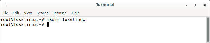 create fosslinux directory