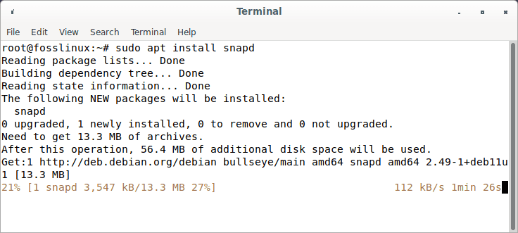 install snap