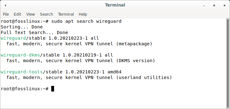 search for wireguard