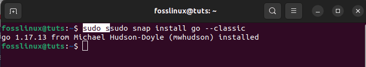 Install Go