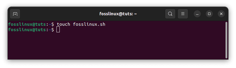 create fosslinux script