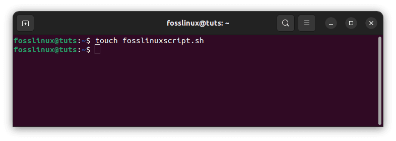 create fosslinuxscript