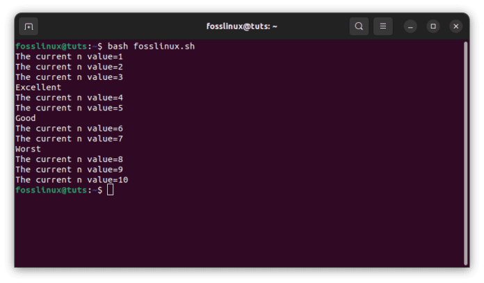 BASH while loop explained with examples | FOSS Linux