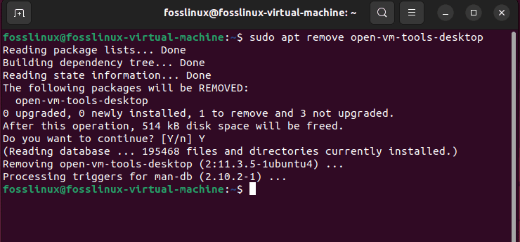 remove ubuntu desktop