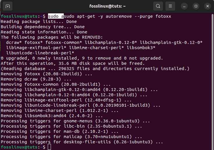 remove data configurstion and all its dependencies