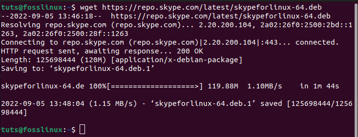 download skype package