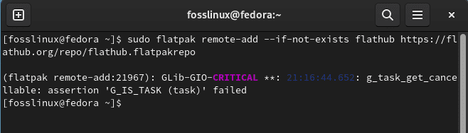 enable flatpak on fedora