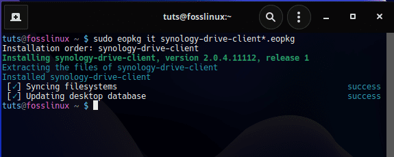 install synology drive client