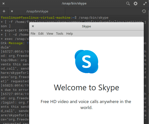 open skype