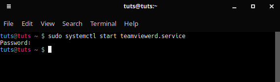 start teamviewer service