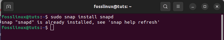 install snapd