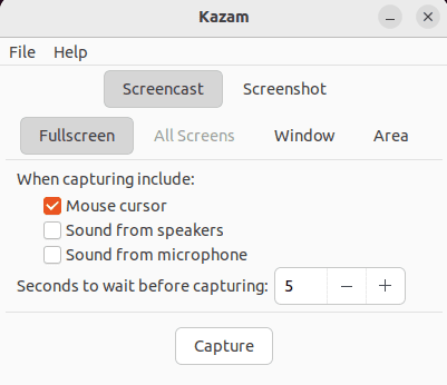 How to install and use Kazam on Ubuntu FOSS Linux