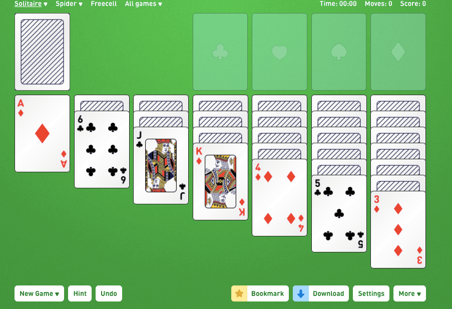 online solitaire min