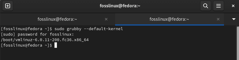 default kernel