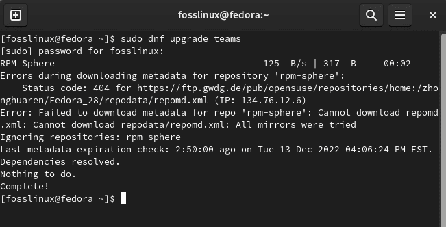 upgrade teams