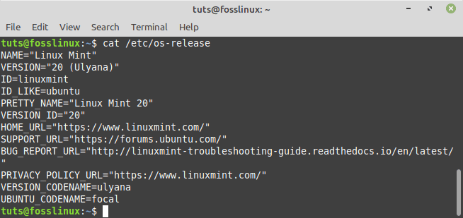 os release command
