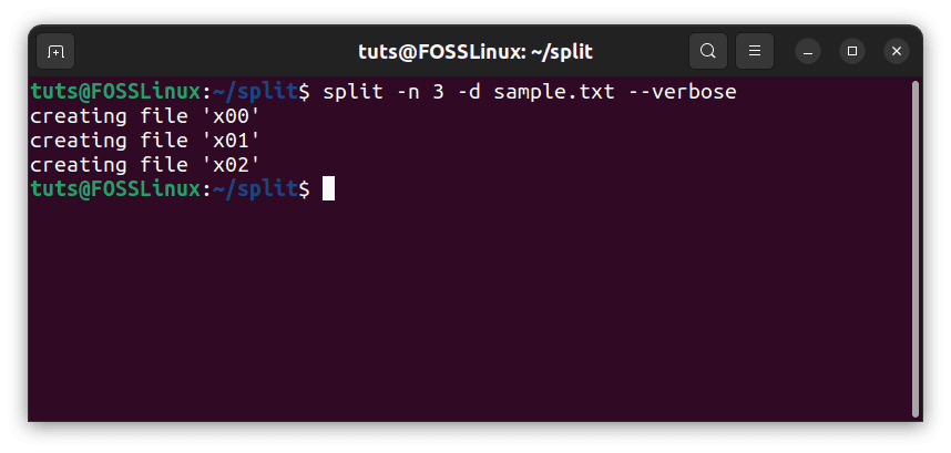 Numeric file naming