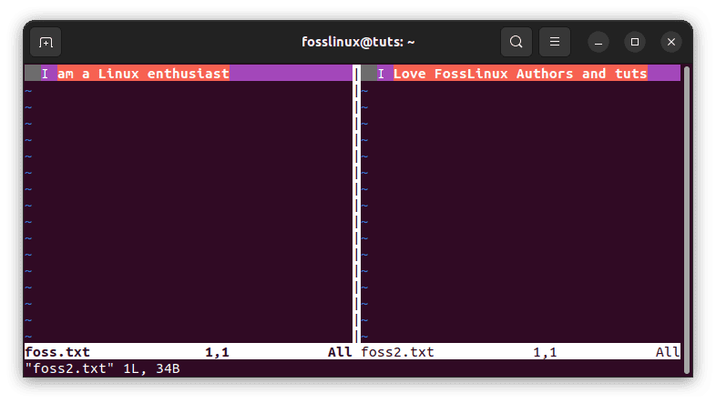 compare 2 different files