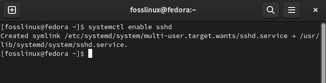 enable ssh