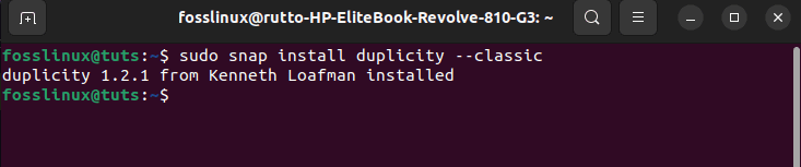 install duplicity