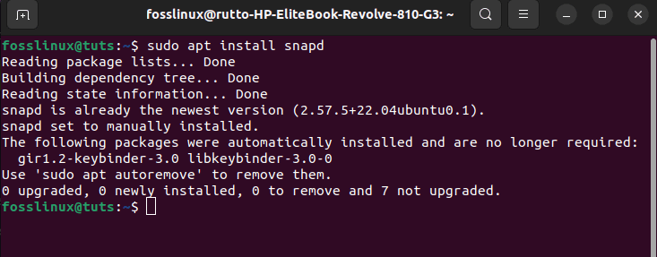install snapd