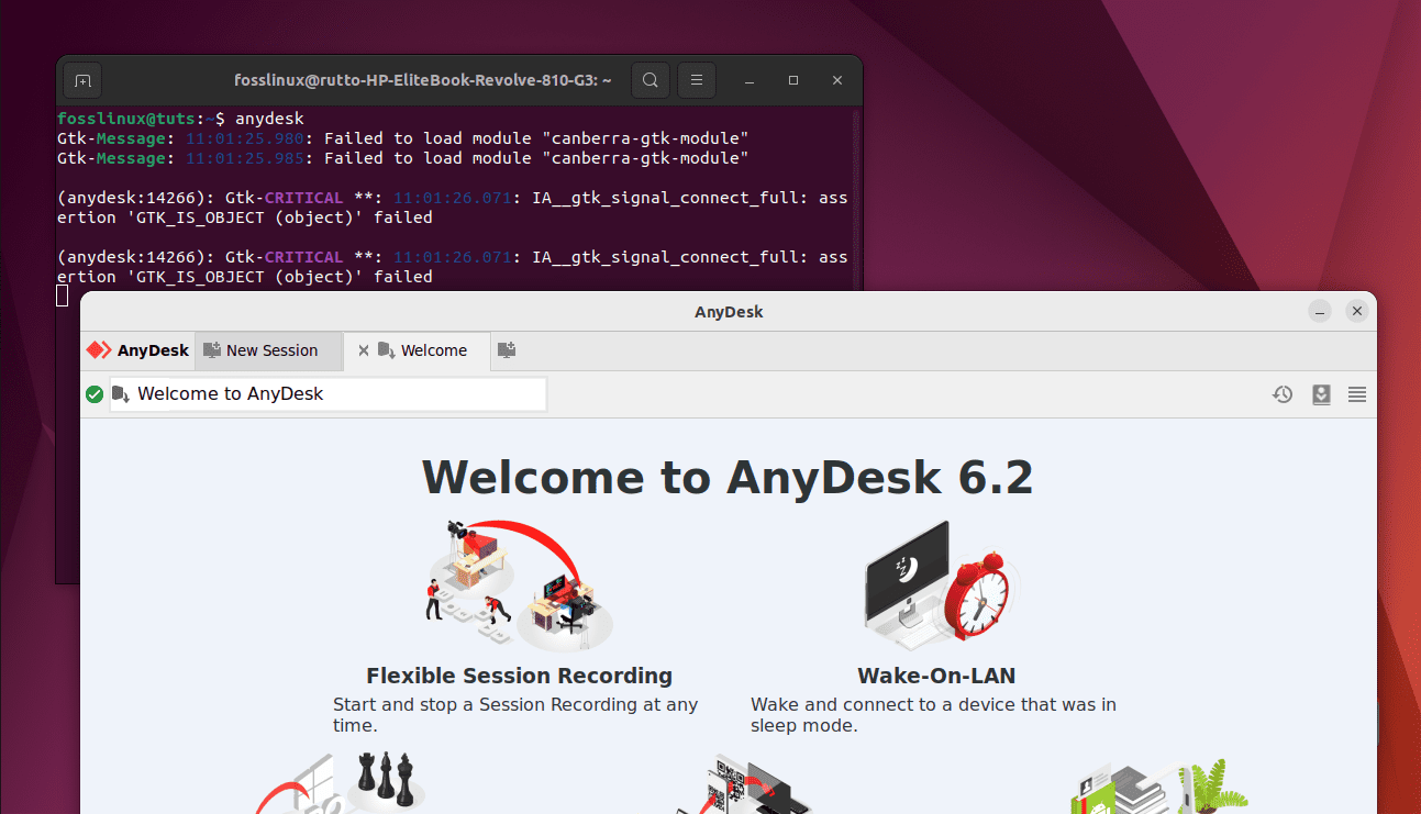 launch anydesk