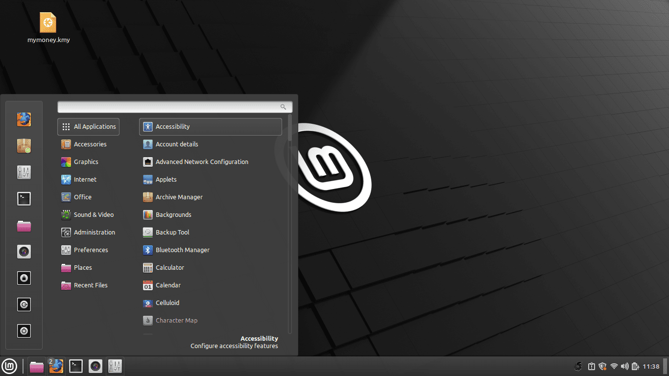 default linux mint theme