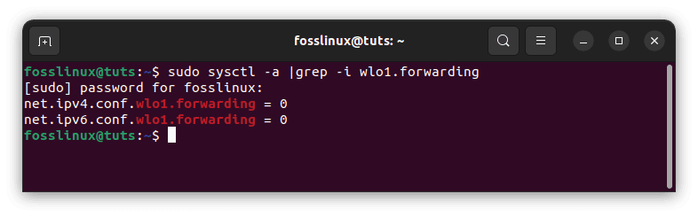 determine if portforwarding is enabled