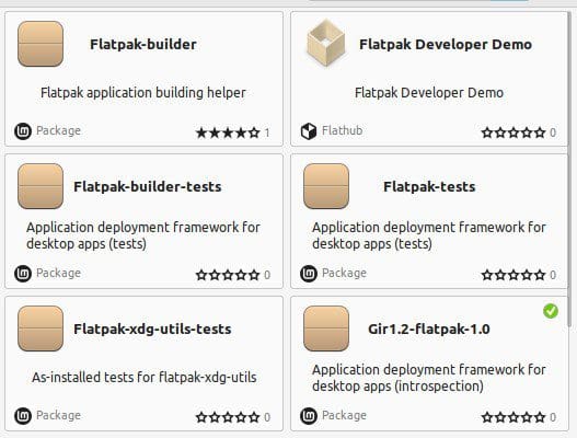 Flatpak packages on Linux Mint