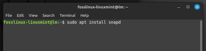 Installing the Snapd daemon